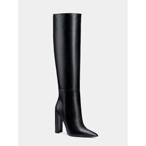 Elegant Black Heeled Boots